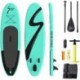 streakboard Tabla Hinchable, Stand-up Paddle Surf de Sup, Grosor hasta 15cm,Cubierta Antideslizante, Incluida Mochila, Correa