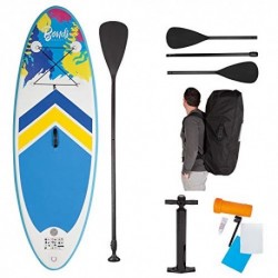 JOHN 52500 BONDI AQUATIC - SURFBOARD AND PADDLE GAME FOR CHILDREN, MULTICOLOR