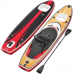 ¡Novedad de feria ISPO 2020! Premium Tabla Hinchable Paddle Surf WBX con Ventana 2en1 | Agarre para cámara + 9en1 Set SUP | M
