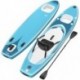 ¡Novedad de feria ISPO 2020! Premium Tabla Hinchable Paddle Surf WBX con Ventana 2en1 | Agarre para cámara + 9en1 Set SUP | M