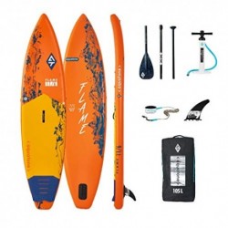 AZTRON AQUATONE FLAME 11.6 TOURING ISUP INFLATABLE SURFBOARD, STAND UP PADDLE 350X81X15