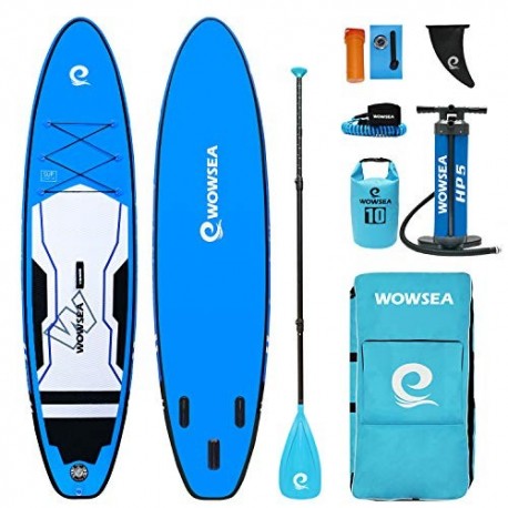 WOWSEA Cruise Tablas De Paddel Surf Hinchables | 335cm L x 81.5cm W x 15cm H | Duraderas y Estables Caza Tabla SUP Hinchable 