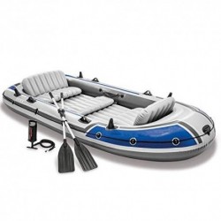 SANON PESCA BARCO INFLABLE DEL BOTE SALVAVIDAS DEL BARCO DE PESCA DE LA SERIE TRAINERA BARCO GRUPO 5 PERSONAS BARCO INFLABLE