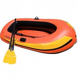 KAYAK EXPLORER TWO OR THREE INFLATABLE CANS KAYAKING GROUP OF INFLATABLE BOATS AERODESLIZER FOR FISHING BOATS