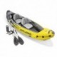 Intex Explorer K2 Kayak, Kayak Hinchable de 2 Personas Set con remos de Aluminio y Bomba de Aire de Salida de Alta