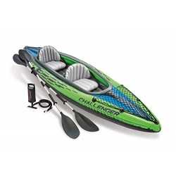 INTEX 68306NP - SWOLLEN KAYAK CHALLENGER K2 CON 2 RIGHE, 351 X 76 X 38 CM