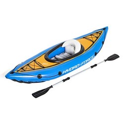 BESTWAY 65115 - GONFIO KAYAK HYDRO-FORCE COVE CAMPIONE 275X81 CM INDIVIDUALE CON PADDLE E POMPA
