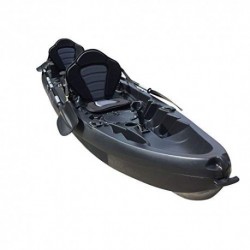 CAMBRIDGE KAYAK È, PESCE SOLE TANDEM SOLO 2 + 1,NEGRO RIGIDO