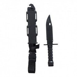 Militar-TLD Cuchillo de entrenamiento Modelo de Artes Marciales Negro Cuchillo suave CS Armas Cuchillo de plástico táctico AB