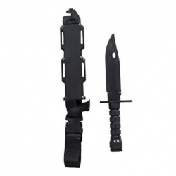 MILITAR-TLD TRAININGSMESSER KAMPFKUNST MODELL SCHWARZES WEICHES MESSER CS KUNSTSTOFFMESSER AB