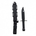 MILITAR-TLD COUTEAU D'ENTRAÎNEMENT ARTS MARTIAUX MODÈLE COUTEAU NOIR DOUX CS PLASTIQUE COUTEAU AB