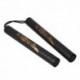 Abree Nunchakus Espuma Goma Seguridad Entrenamiento con Cadena de Acero - Artes Marciales - Nunchakus Juguete para Adultos, N