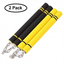 HILMOCHO 2 PACK MARTIAL ARTS NUNCHAKU NUNCHAKU PRACTICE TRAINING NUNCHUCKS FOR CHILDREN