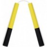 PLAYWELL DELUXE QUALIDADE 12 LONGO DENSO DE ESPUMA OCTOGONAL TREINAMENTO NUNCHAKUS - AMARILLO/NEGRO