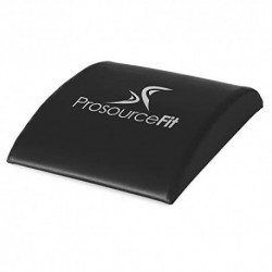 PROSOURCE FIT ABDOMINALE AB EXERCICE MAT ENTRAÎNEUR PRINCIPAL - HAUTE DENSITÉ, NOIR