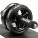 H&S AB ABDOMINAL EXERCISE ROLLER COM EXTRA THICK KNEE PAD MAT - BODY FITNESS STRENGTH TRAINING MACHINE AB WHEEL GYM TOOL