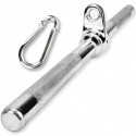 C.P. SPORTS - BAR FOR BICEPS AND STRAIGHT HANDLE TRICEPS, CHROME, BICEP HANDLE, TRICEP BAR, BAR