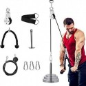 SYSTÈME DE FIXATION DE LA MACHINE À CÂBLE DE FITNESS RIIAI, 1.4 M/1,8 M/2 M DE LONGUEUR D'AIL AVEC BROCHE DE CHARGE, CORR