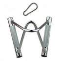 C.P. SPORTS TRIANGLE, CHROME HANDLE, MOCULATION, PARALLEL, INCLUDES CARABINER