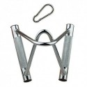 C.P. SPORTS TRIANGLE, CHROME HANDLE, MOCULATION, PARALLEL, INCLUDES CARABINER