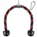 XYZDOUBLE ACCESSORY TREATY FOR WORKING CABLE ADVISORY WITH TRÍCEPS AND BÍCEPS MULTI GYM NYLON MANIJAS ANTIDESLIZ