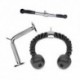 Barra Triceps 3PCS Todos Los Accesorios De La Máquina LAT, La Cuerda Del Trigémino, Tríceps Barra De Caída De Fitness Accesor