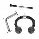 BAR TRICEPS 3PCS ALL DAS ZUBEHÖR DER LAT MASCHINE, DIE TRIGEMINO STRING, TRICEPS FITNESS BAR ACCESSOR