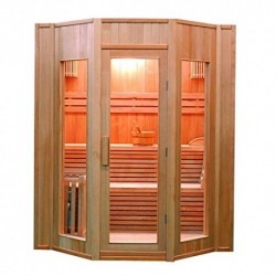 Sauna tradicional finlandes a vapor 4 personas zen ZEN4