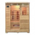 CASA DELUXE CABINE INFRAVERMELHO SAUNA VERMELHO L