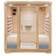 Home Deluxe Cabina de Sauna Infrarrojo Bali XL incl. Muchos Extras