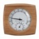 TOPINCN 2-en-1Wood Thermo-Hygrometer Termómetro Higrómetro Sala Vapor Sala Sauna Accesorios Fahrenheit