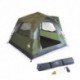 Lumaland Outdoor Pop Up Confort Tienda de campaña para 3 Personas Camping Festival 210 x 210 x 140 cm con Bolsa de Transporte