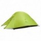 Naturehike Tienda de campaña Mejorar Cloud Up 2 Persona Tienda de Trekking Ultraligero Impermeable 20D Verde Claro 