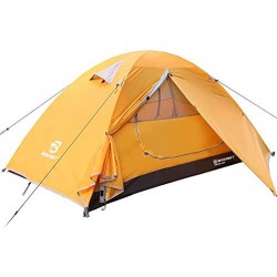 Bessport Campagne Shop 2 persone luminose con due porte A UV Test/Fort Vento/ Pioggia per Trekking, Camp, P