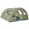 CampFeuer - Tienda de campaña Tipo túnel con 2 Compartimentos para Dormir, Color Verde Oliva, con Suelo y Pared Frontal móvil