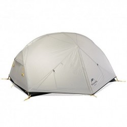 Naturehike Mongar Light Backpacker Zelt 2 Personen für Exkursionismus, Wandern und Camping Gris 