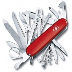 Victorinox SwissChamp Navaja Swiss Champ, ROJA 16795, Red, aço inoxidável, 91mm