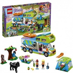 LEGO Friends - Autocaravana de Mia, Set de Construcción Educativo con vehículo, Mini Muñeca y Caballo de Juguete para Niñas y