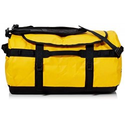 The North Face Base Camp Duffel Bolsa de Deporte, Unisex Adulto, Dorado Summit Gold/TNF Black , S