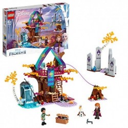 LEGO Disney Princess - Casa del Árbol Encantada, Incluye Minifiguras de Anna, Olaf y Mattias, Aventuras en el bosque, Juguete