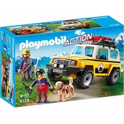 PLAYMOBIL- Vehículo de Rescate de Montaña, única 9128 