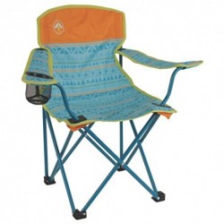 Coleman 2000025292 Silla Juvenil, 600D poliéster, Azul Verdoso, Small