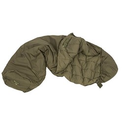 Carinthia Tropen Saco de dormir de supervivencia con red, 185 cm, diseño militar de camuflaje, color verde oliva 