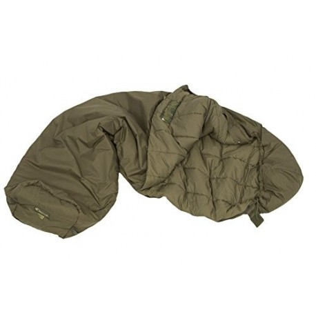 Carinthia Tropen Saco de dormir de supervivencia con red, 185 cm, diseño militar de camuflaje, color verde oliva 