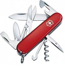 Victorinox - Coltello da campeggio, taglia singola, colore rosso scalatore