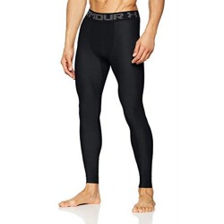 Under Armour Heatgear 2.0 Leggings, Hombre, Negro Black/Graphite 001 , M