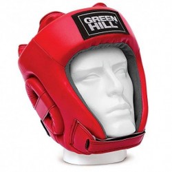 GREEN HILL CASCO DE BOXEO FORMAZIONE ABIERTO BOXING AMATEUR NEGRO ROJO AZUL ROJO, M