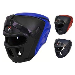 AQF CASCO BOXEO PROTECTOR FOR BOXEO CABEZA FOR MMA REMOVIBLE PROTECTOR REJILLA EQUIPO DE COMBATE KICKBO