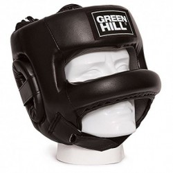 GREEN HILL - BOXEO CASCO - MODELO CASTLE - UNISEX - ADULT, UNISEX ADULTO, HGC-9014, NEGRO, MEDIUM