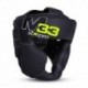 Starpro M33 Casco Boxeo | Cuero sintético Mate | Negro y Verde | Protección para la Cabeza y Las mejillas para Sparring en Bo